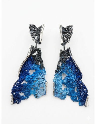 Earrings Intenzza Blue Long large