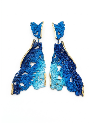 Earrings Intenzza Blue Long large