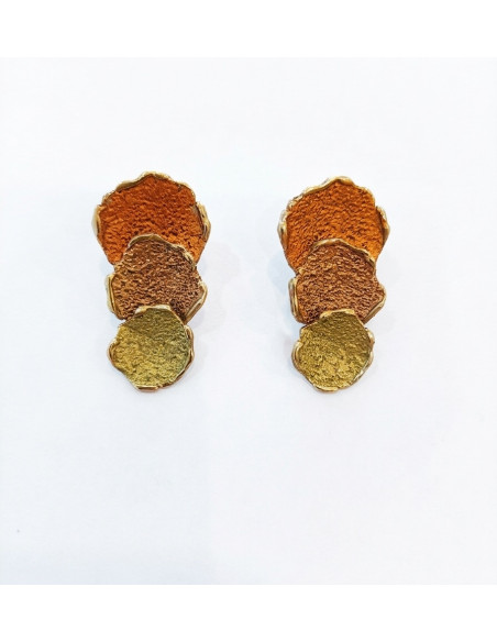 Pendientes Atlas Ocre