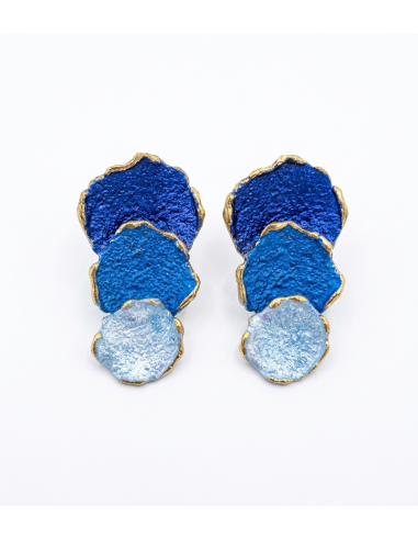 Pendientes Atlas Azules