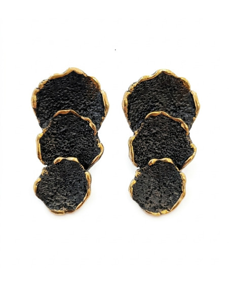 Goldenblack Atlas Earrings