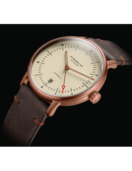 Reloj Sternglas Naos Automatico Alabaster Bronce