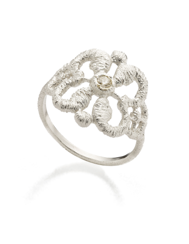 Anillo "Marrakesh" en Plata mit Brillant