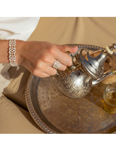 Anillo "Marrakesh" en Plata mit Brillant