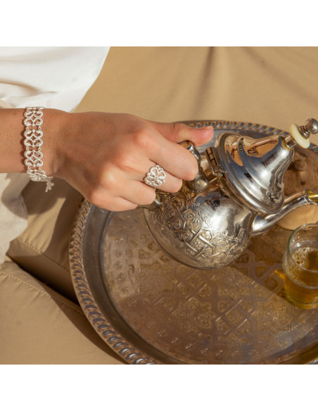 Ring "Marrakesh" in Silber mit Brillant