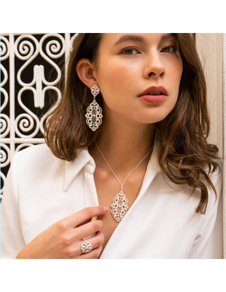 Ring "Marrakesh" in Silber mit Brillant