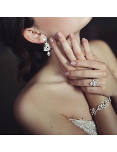 Anillo "Mona Lisa" en Plata mit Brillant