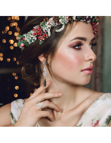 Ring "Mona Lisa" in Silber mit Brillant