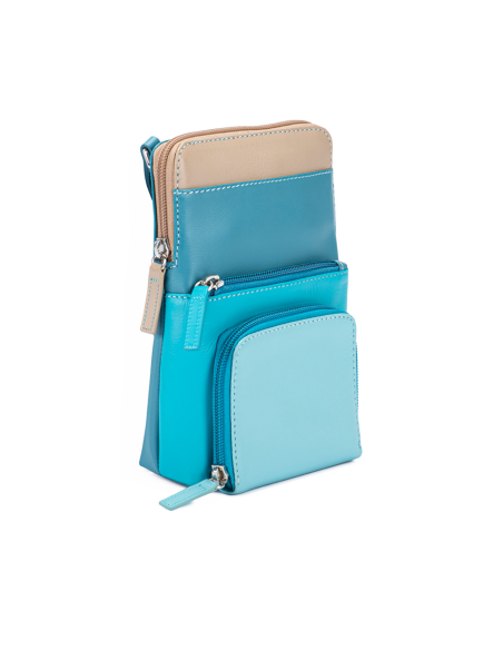 Bolso bandolera de viaje con triple cremallera Sardinia