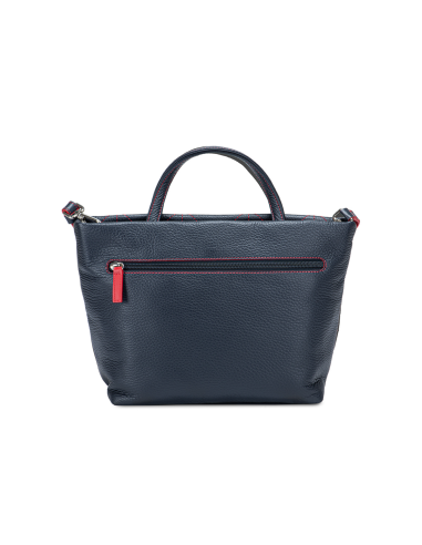 Bolso Pienza con asa azul y rojo