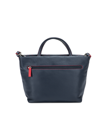 Bolso Pienza con asa azul y rojo