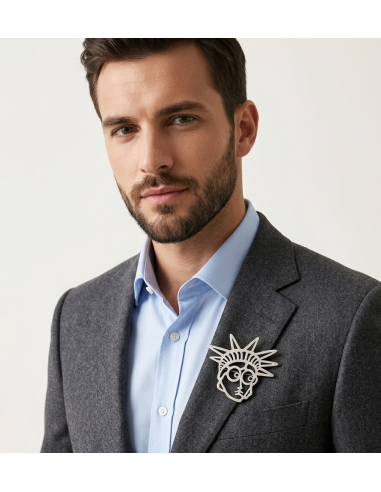 Broche Libertad Ilustrada