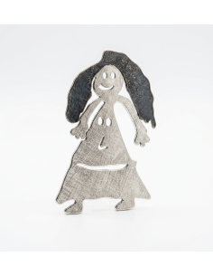 Broche "Dibujo Niña"