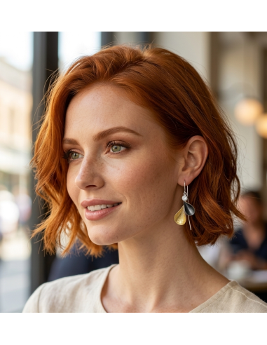 Golden Eclipse Earrings