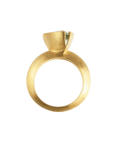 Anillo Triangulo Topacio