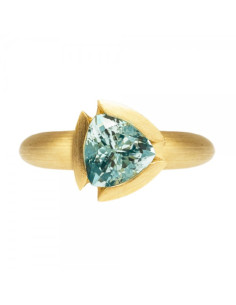 Anillo Triangulo Topacio