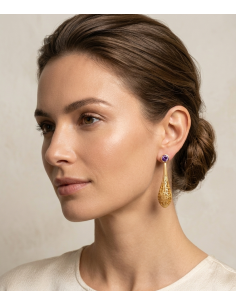 Pendientes Amatista 2