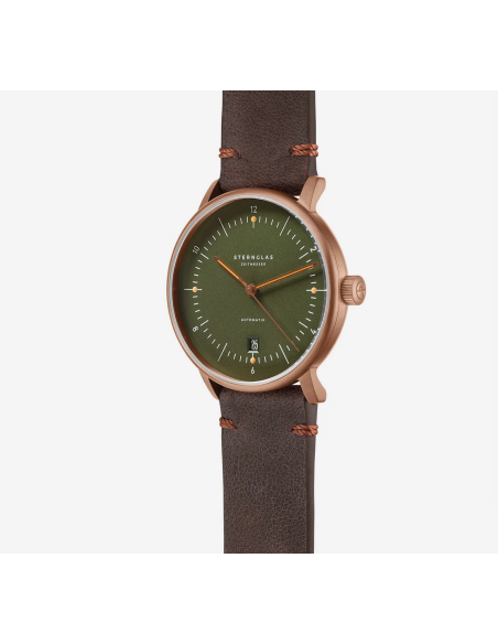 Reloj Naos Automatico Dark Green Bronce