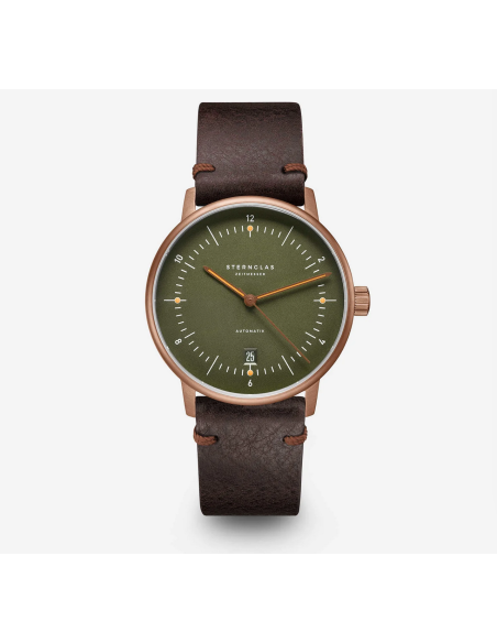 Reloj Naos Automatico Dark Green Bronce