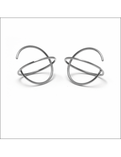 Pendientes Orbit Acero