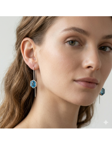 Pendientes Topacio Largos
