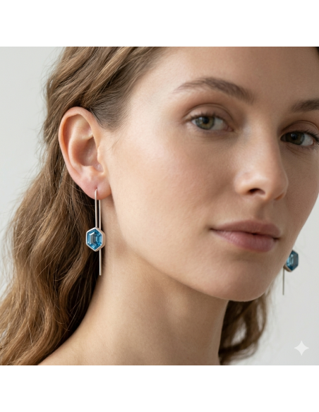 Pendientes Topacio Largos