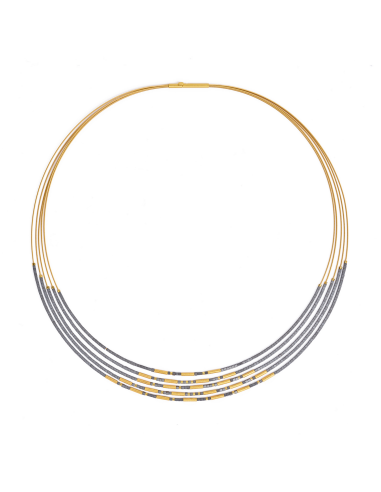 Collar Clana Hematite
