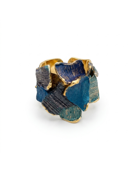 Anillo Summum Azul Pequeño
