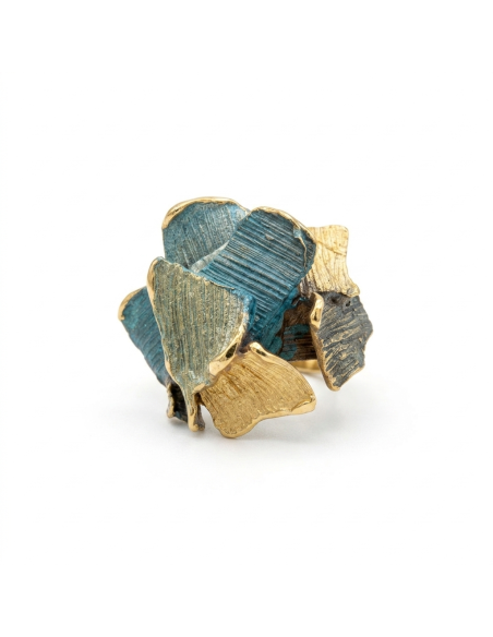 Summum Liquen Green Small Ring