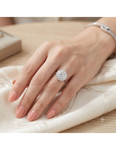 Moissanite Ring 4012