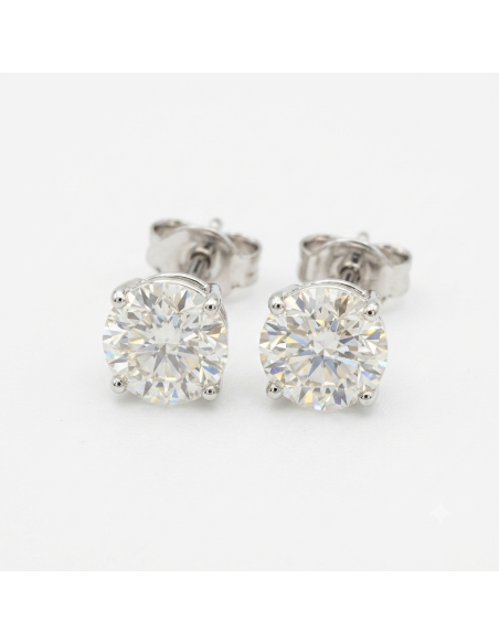 Moissanite Earrings 4010