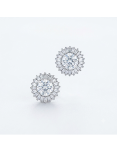 Moissanite Earrings 4012
