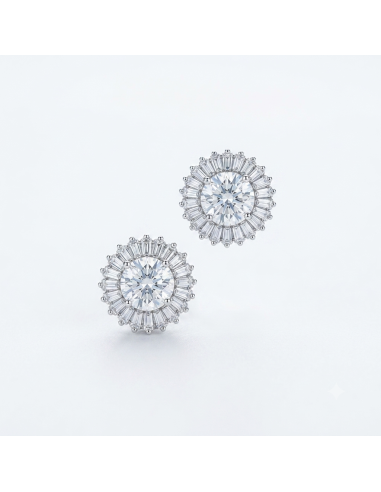 Moissanite Earrings 4012