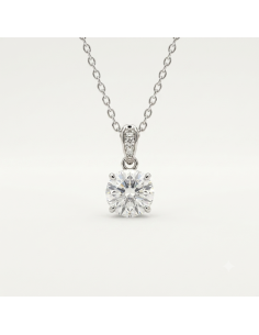 Moissanite Pendant 4010